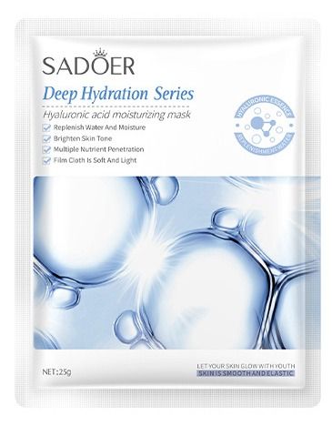 Ultra-moisturizing face mask with hyaluronic acid SADOER (990290)